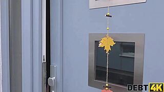 Muscular Man Pounds Cute Jobless Debtor Girl Hard for Debt Payment