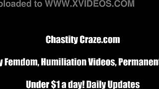 did you feel that chastity cage all night?