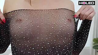 Skinny slut's tight butthole filled with dripping creampie after hard fuck.