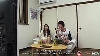 Cheating Japanese Teen Mahiro Yozora Takes Friend's Hard Fuck!