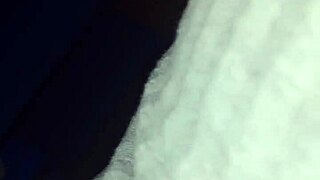 Amateur milf intimate standing blowjob sex in storage room