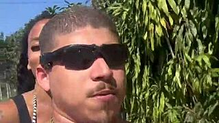 Leaked Brazilian Muse's Wild Outdoor Fuck at the Waterfall with Young Stud