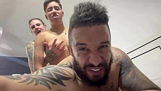 feel that deep thrust in ass and pussy till we cum together