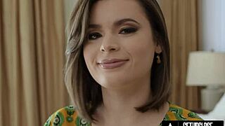 Dharma jones makes dilf mike mancini explode on her ass up close