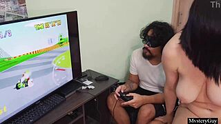 my girlfriend snuck a guy in while i gamed so i slammed her hard for revenge payback