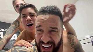 feel that deep thrust in ass and pussy till we cum together