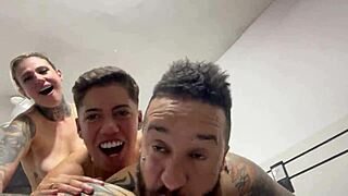 feel that deep thrust in ass and pussy till we cum together