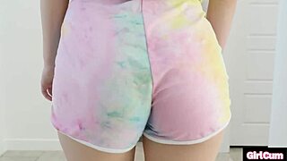 bound wet slut surrenders tight pussy control to vibrator torment