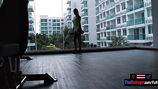 i crave my asian teen's gym fuck