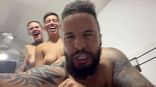 feel that deep thrust in ass and pussy till we cum together