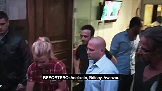 dominating sexy britney spears lookalike in passionate spanish action