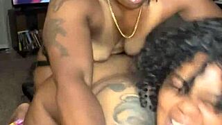 her face contorts wildly as ebony bbw takes rough doggystyle pounding pov