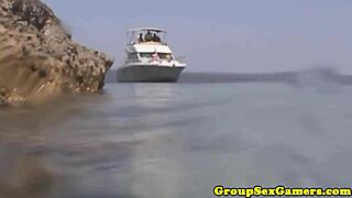 i can't stop watching these babes suck dick and take facials on the beach