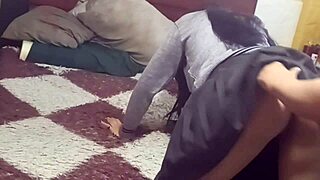 hey this latina college student rides cowgirl for phone credit homemade video 😈