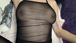 Intimate Pov Sex With Mature Milf Wife In See-Through Lingerie Crossdressing Homemade