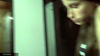 Alone And Horny In Cabin Leads To Wild Pussy Licking And Fucking Frenzy