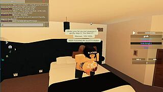 roblox cheating whore rides massive black cock