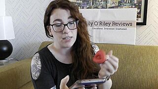 redhead neighbor pussy sucks vibrator in nsfw girl-next-door review
