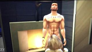 i deepthroat sims 4 hunk's throbbing dick for cumshot