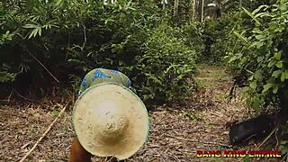 i pound her wet real pussy hard on the ranch outdoors