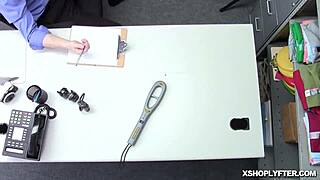 yo, that lp officer slams nikki and her buddy's wet pussies spreadeagle style