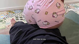 skinny teen rides raw creampie no condom