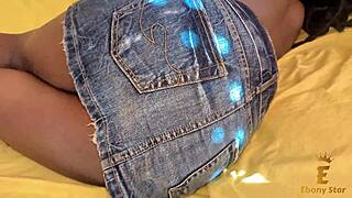 raw pov quickie creampie in tight young wife's dripping pussy