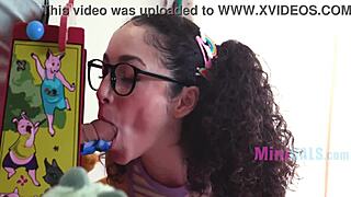 uh pigtail cutie i mean fuck doll takes master's cock deep...