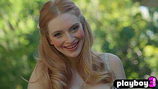 Big Tits Redhead Milf Striptease Reveal