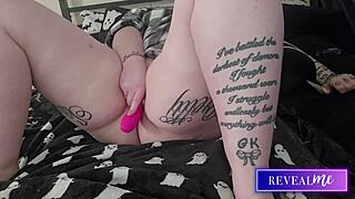 revealme curvy bbw vibrates to bed orgasm part two