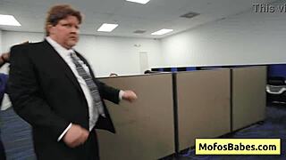 horny office milf sasha pearl's big boobs fingered and fucked naughty!