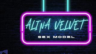 Latina milf masturbates then takes doggy creampie lick