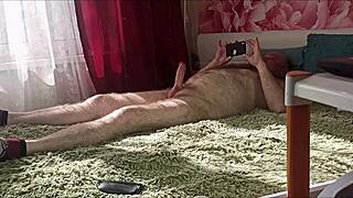 naughty milf dances cock then rides screaming cowgirl whore