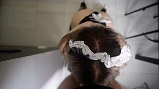 Pounding Maid Hard with Explosive Facial Cumshot!