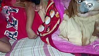 slamming wet juicy pussy hard in passionate bedroom pounding