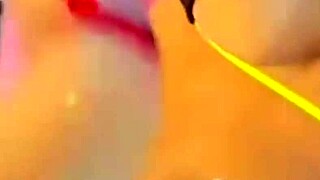 Rosavermelha squirts intensely from pussy and ass in ecstasy