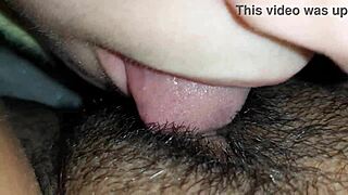 wanna taste this hairy pussy lick up close?