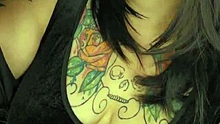 she leaves lipstick marks while slurping deep on that fat cock with sloppy throating