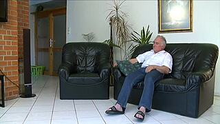 Old Lover Roughly Fucks Young Russian Pie