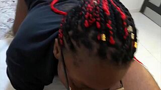 god i was horny af waking up so i sucked that huge cock deep in his room 😩💦