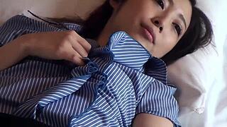 I share a romantic afternoon with beautiful cute Japanese mature woman