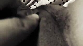 horny milf fingers her soaking wet pussy to orgasm
