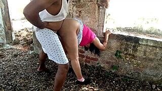 modern hot mom gets public jungle anal pounding from stranger's big cock