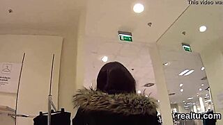 ever wonder how charming czech babe gets teased then pounded pov in mall