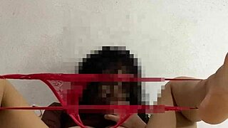 leaked mexican model alexia's intimate lingerie fingering gets so horny and wet