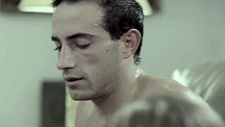 Blonde bath throats deep in fetish suck!