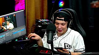 bi mejia pops tits out begging ruan to squeeze hard till she's wet moaning