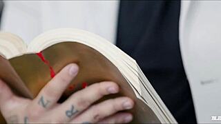 Cuckold watches girlfriend drilled raw by massive black cock monster!