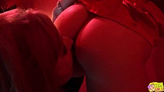 TWO BLONDE STRIPPERS FIGHT THEN FINGER HUGE TITS TO MAKE UP