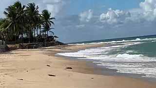 two pretty brunettes flaunt big asses on public beach
